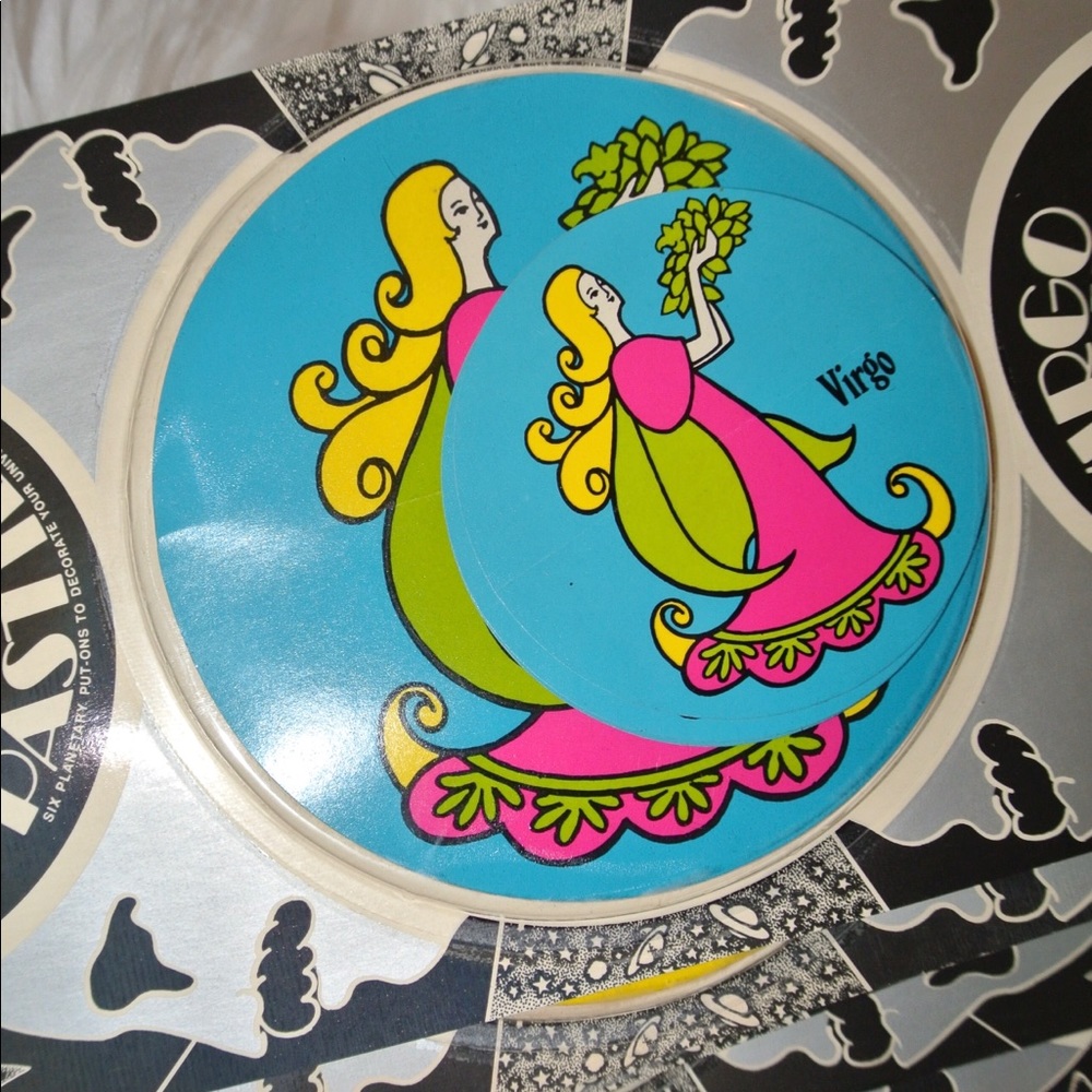 NOS Vintage Zodiac Stickers - Multiple designs!